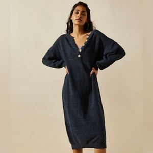 Free People Hailee Sweater Midi Dress